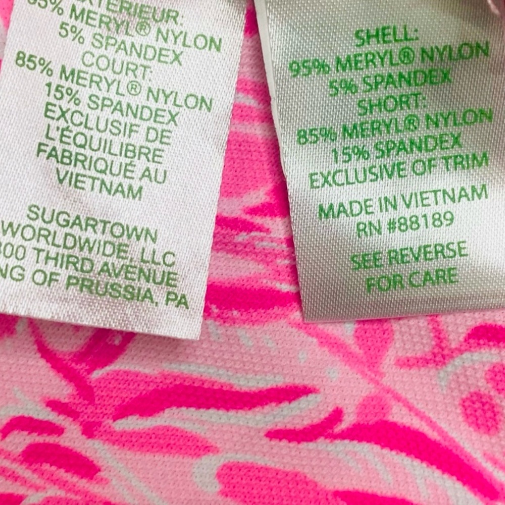 NWOT Lilly Pulitzer UPF 50+ Luxletic Silvia Dress Pink Blossoms Size Small - Picture 9 of 11